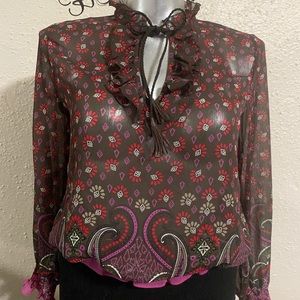 Candie’s sheer beautiful blouse